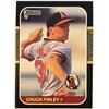 Image 1 : 1987 DONRUSS CHUCK FINLEY ROOKIE CARD