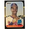 Image 1 : 1987 DONRUSS DEVON WHITE ROOKIE CARD