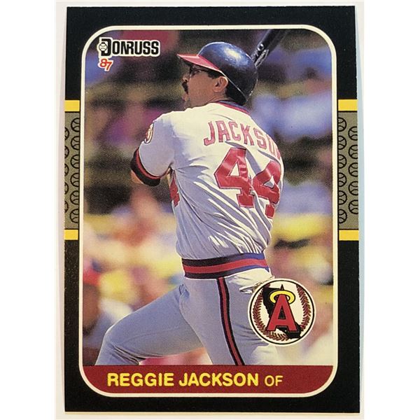 1987 DONRUSS REGGIE JACKSON (HOF)