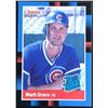 Image 1 : 1988 DONRUSS MARK GRACE ROOKIE CARD