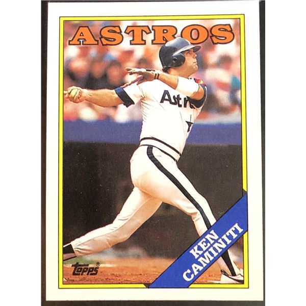 1988 TOPPS KEN CAMINITI ROOKIE CARD