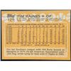 Image 2 : 1988 TOPPS TIM RAINES (HOF)