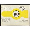 Image 1 : 1973-74 O-PEE-CHEE PHILADELPHIA FLYERS - RING INSERT