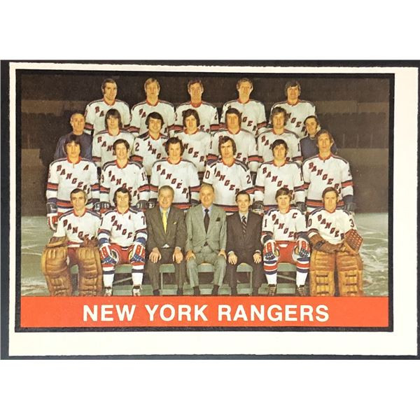 1974-75 O-PEE-CHEE NEW YORK RANGERS