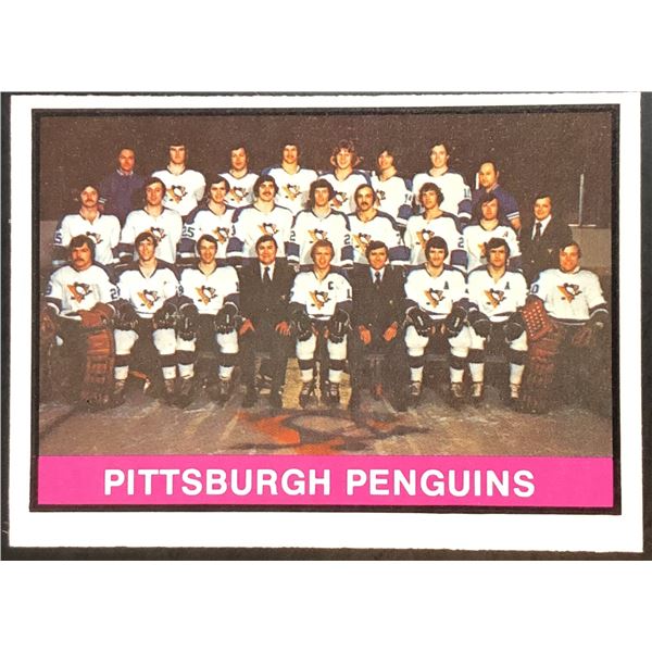 1974-75 O-PEE-CHEE PITTSBURGH PENGUINS