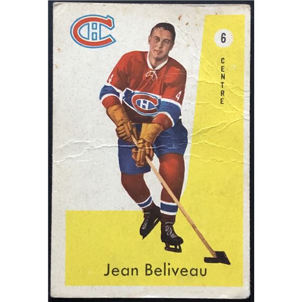 1959-60 PARKHURST JEAN BELIVEAU (HOF)