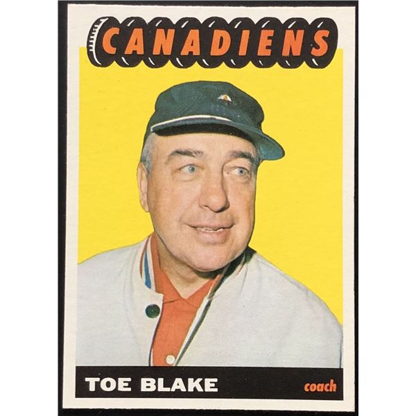 1965-66 O-PEE-CHEE TOE BLAKE (HOF)