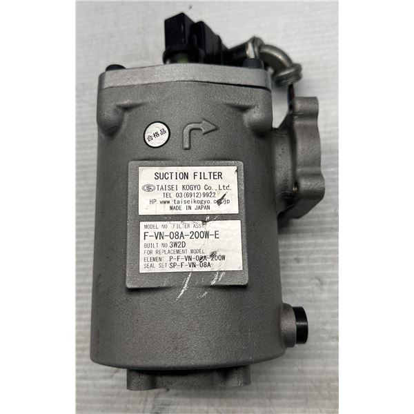 Taisei Kogyo #F-VN-08A-200W-E Hydraulic Suction Filter
