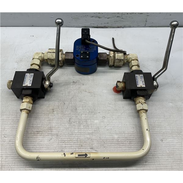 Hydraulic Flow Control Ball Valve Unit w/ #VS-601-2 & 2-#F-HBV-Y-T06-1832