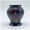 Image 2 : Moorcroft Pottery Vase, Pansy Design