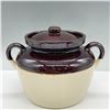 Image 2 : McCoy Cookie Jar with Lid, Large Two Tone Brown Bean Pot