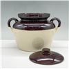 Image 4 : McCoy Cookie Jar with Lid, Large Two Tone Brown Bean Pot