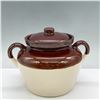 Image 2 : McCoy Cookie Jar with Lid, Two Tone Brown Bean Pot