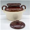 Image 4 : McCoy Cookie Jar with Lid, Two Tone Brown Bean Pot