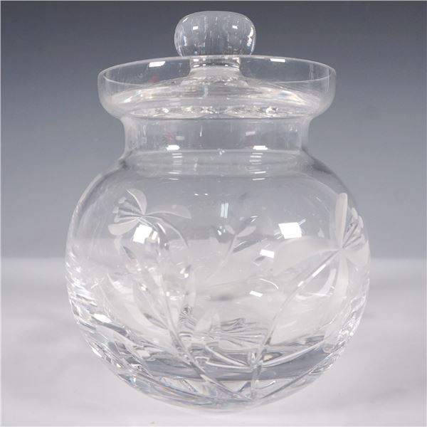 Royal Doulton Crystal Lidded Jar