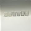 Image 1 : 6pc Early Pattern Glass Toothpick Holders