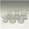 Image 2 : 6pc Pattern Glass Toothpick Holders