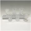 Image 1 : 6pc Pattern Glass Toothpick Holders