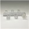 Image 3 : 6pc Pattern Glass Toothpick Holders