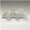 Image 1 : 6pc Pattern Glass Toothpick Holders