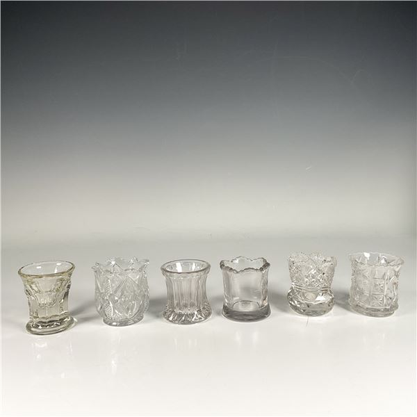 6pc Glass Toothpick Holders