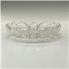 Image 3 : Crystal Hand Cut Dish, Queen Lace Style