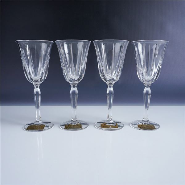 Noritake Crystal Vendome Platin Wine Glasses, Set of 4