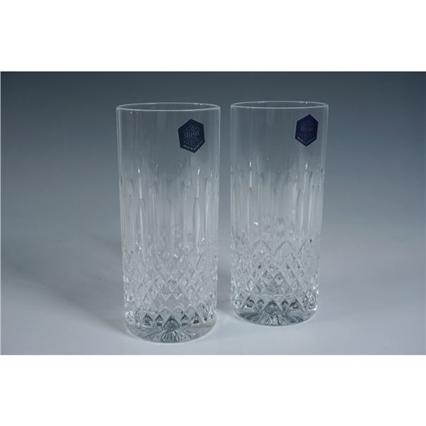 Pair of Stuart Crystal Highball Glass, Madison Pattern