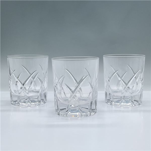 3pc Double Old Fashioned Glasses