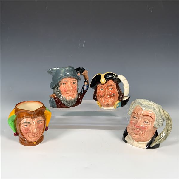 4pc Royal Doulton Small Character Jugs