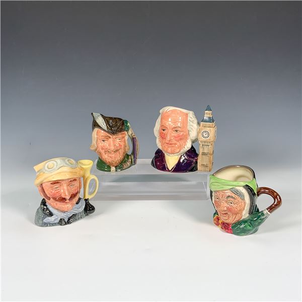 4pc Royal Doulton Small Character Jugs