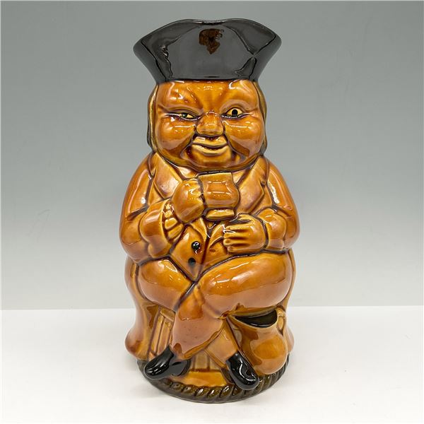 Portuguese Brown Glazed Porcelain Toby Jug