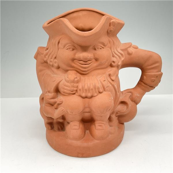 English Terra Cotta Toby Jug Planter