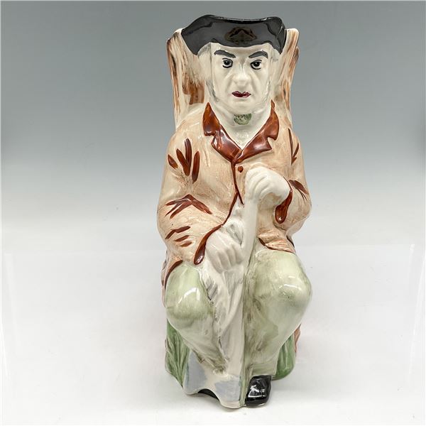Old Staffordshire Porcelain Pitcher, No. 3 Mr. Gladstone