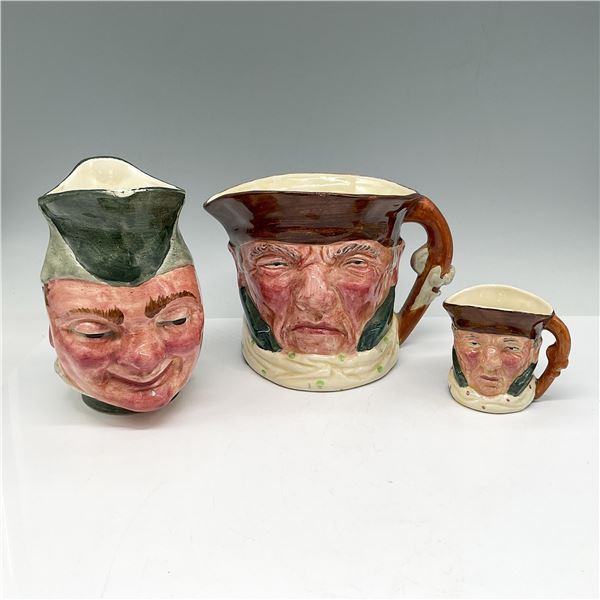 3pc Lancaster Sandland Toby Jugs, Puck & The Highway Man