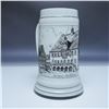 Image 1 : Kuhn Keramik German Beer Stein Depicting Rathaus Heilbronn