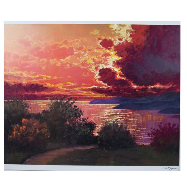 Littorio Del Signore, Color Lithograph on Paper, Nuages