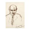 Image 2 : Paul Weingarten (American) Framed Sketch, Signed