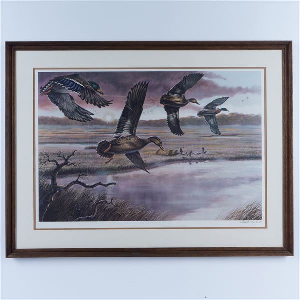 Ken Michaelsen Signed Print, Dawn Flight