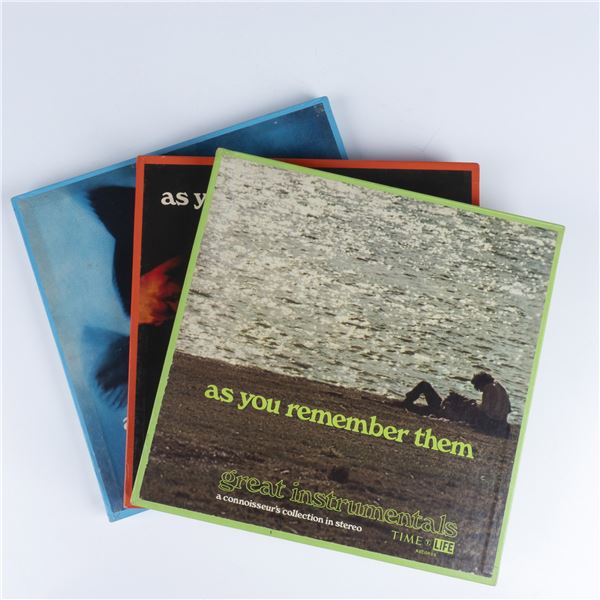 3pc Vintage LP Vinyl Box Set of As You Remember Them Volumes