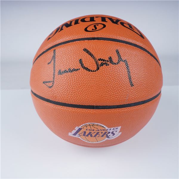Signed James Worthy Los Angeles Lakers Basketball, COA