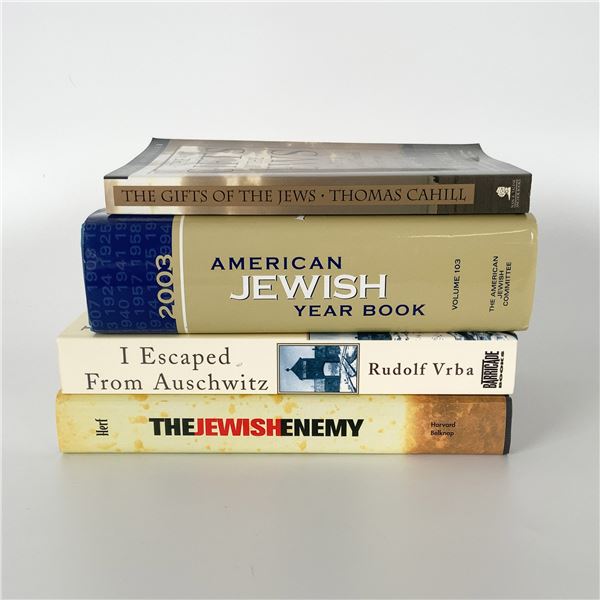 4pc Jewish History and Influence Books