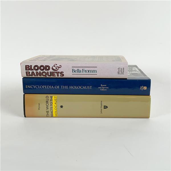 3pc Holocaust Book Collection