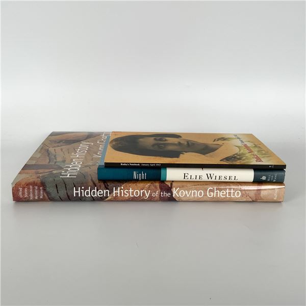 3pc Holocaust History Book Collection