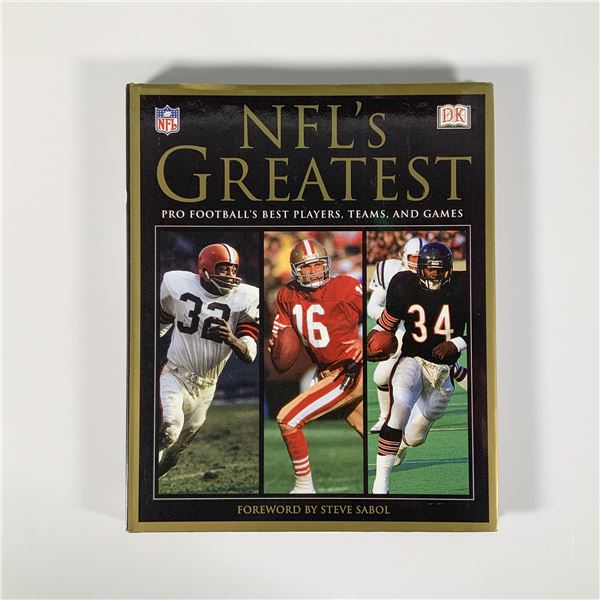 1st Ed. Signed Wayne Chrebet Hardcover Book, NFL's Greatest