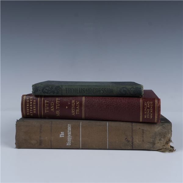 3 Fiction Novels Hardcover Books, Shakespeare, Train & Wylie