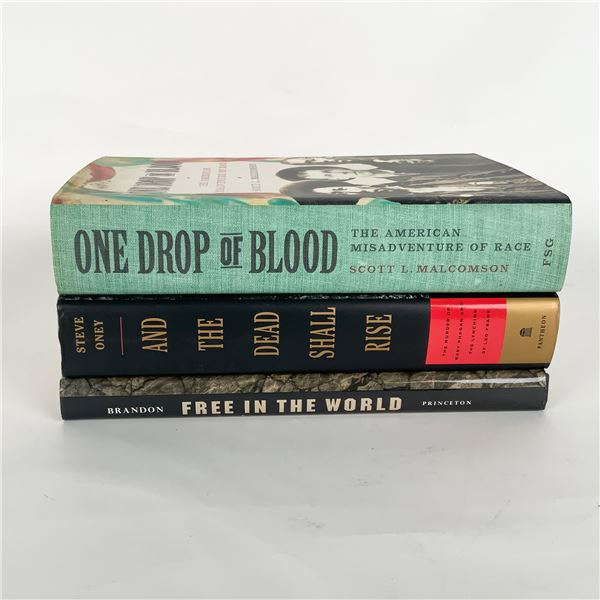 3pc Collection of Books on Historical and Social Analysis