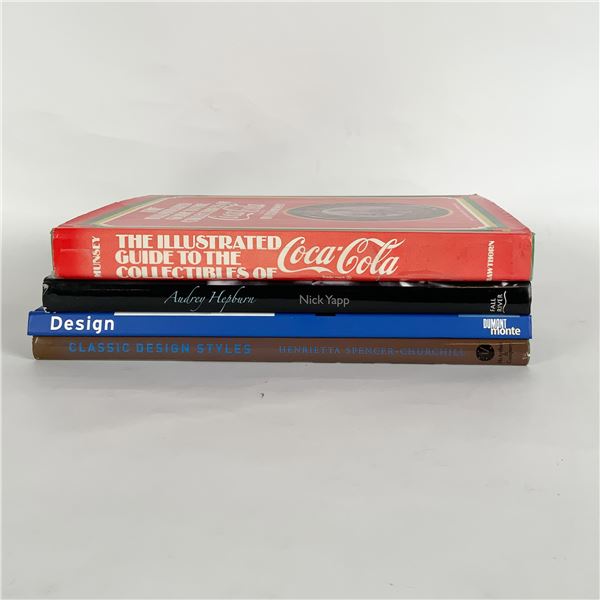 4pc Set of Design, Culture, and Collectibles Books