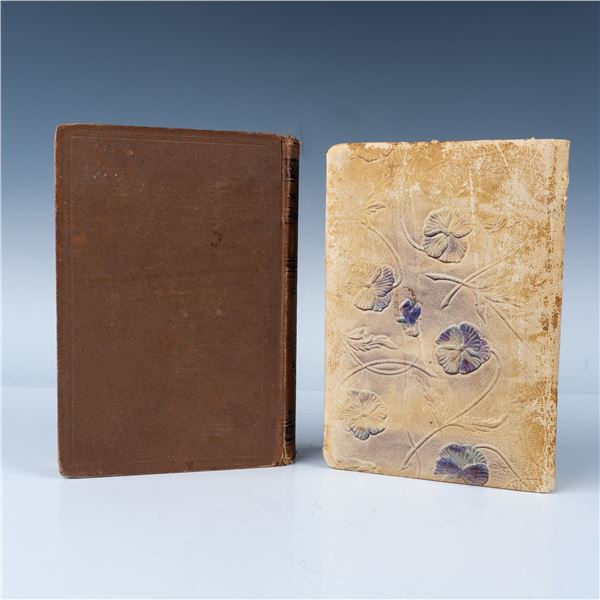 2pc Antique Books, Courtship of Miles Standish, and Byron