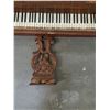 Image 10 : Antique Baby Grand Piano Turn of the Century w/Castor Legs - As Is